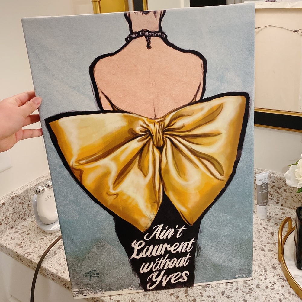 Oliver Gal 'Ain't Laurent' Fashion and Glam Art